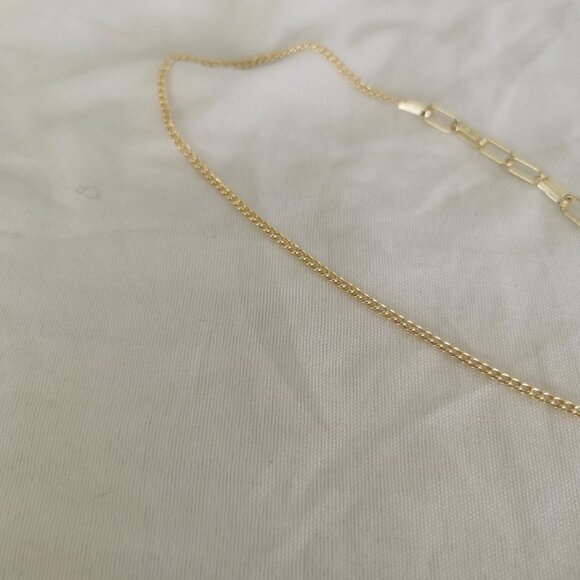 Kendra Scott Leighton Convertible White Pearl Gold Chain Necklace - Picture 4 of 4